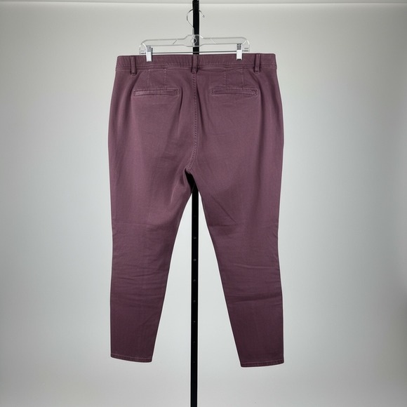 Lane Bryant Purple Lyocell Blend Utility Style Plus Size Pants Sz 22 Workwear # - Picture 2 of 5